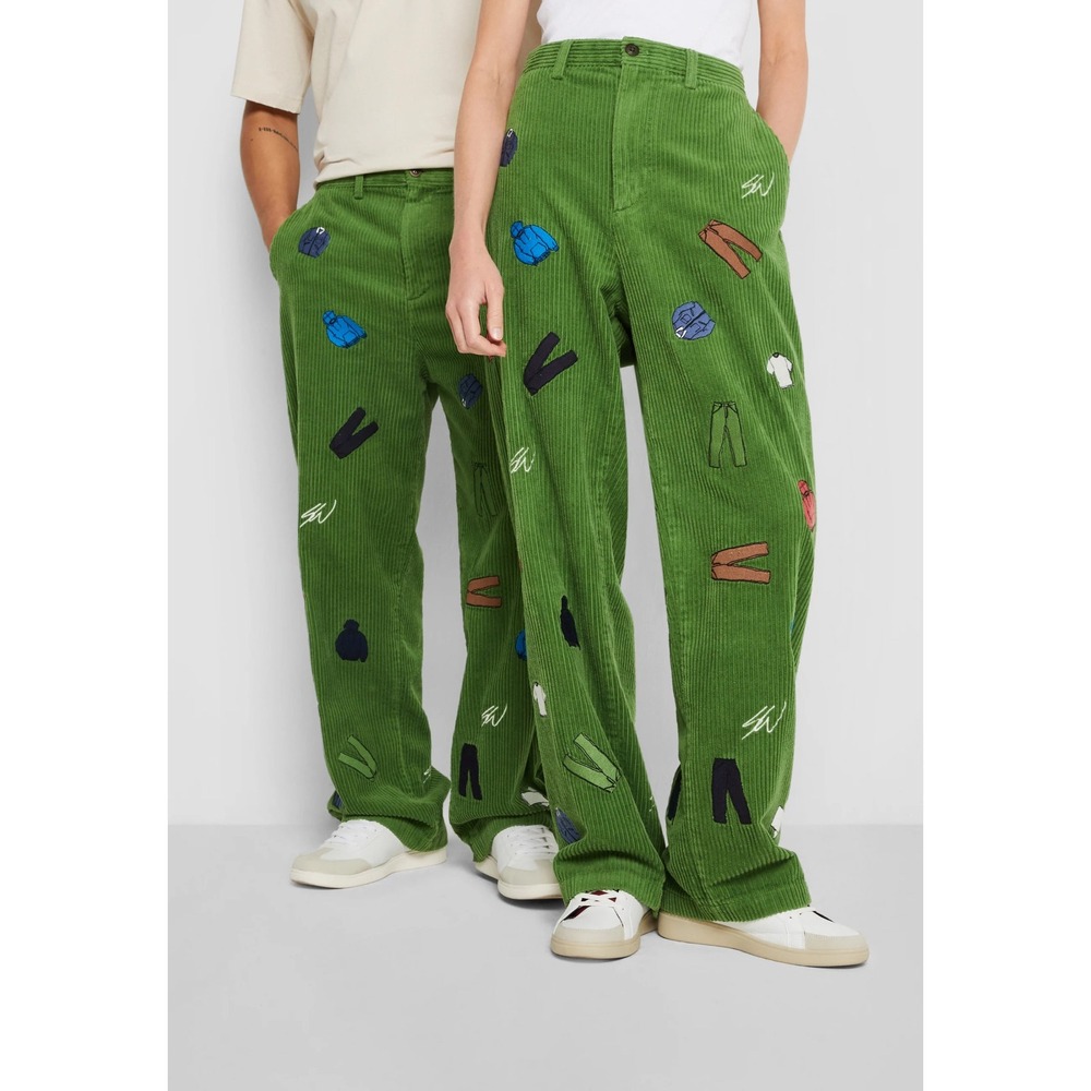 GAP Men's Re-Issue x Sean Wotherspoon Embroidered Corduroy Pants Size 36x34 - Picture 1 of 7